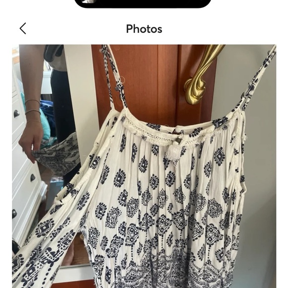 Camisole Femme Aeropostale - Bleue - Taille M - Coton - Occasion Très Bon État